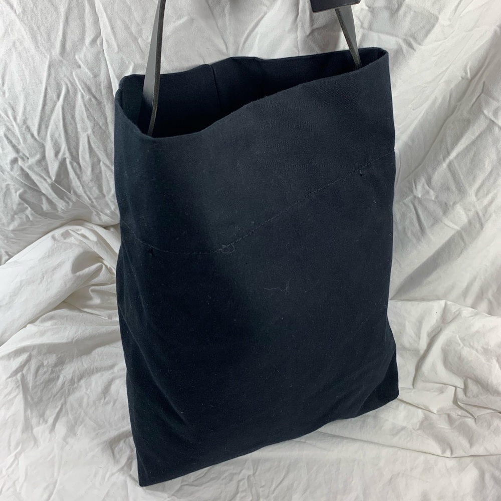 Vintage Maharam canvas and leather Karel bag adjustable crossbody